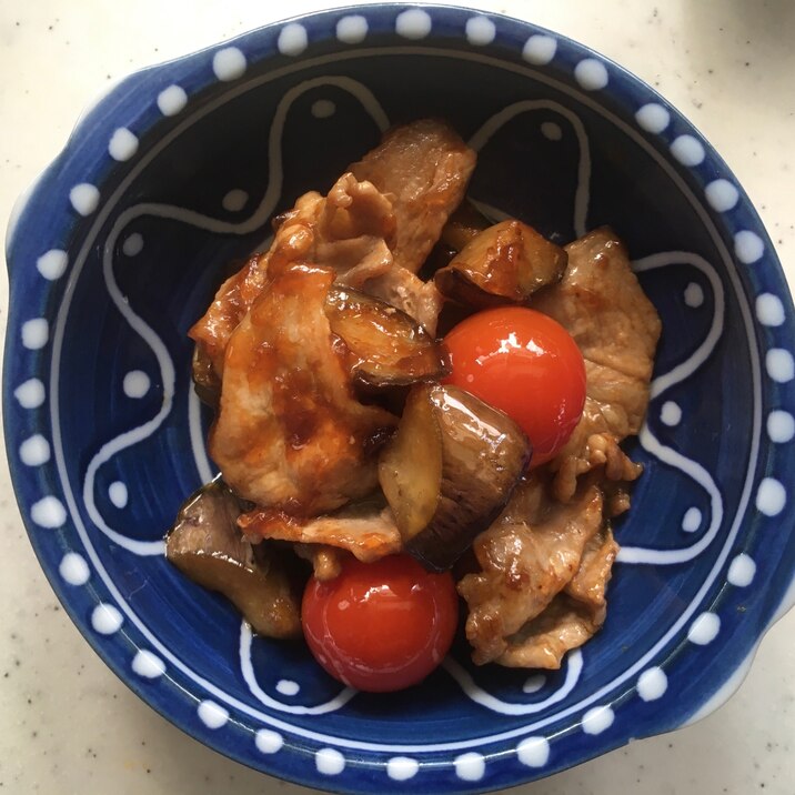お弁当、作り置きもOK!豚肉とナスのポン酢炒め